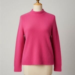 Chico's Vibrant Pink Turtleneck Sweater